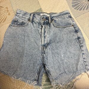 Light Blue Denim Shorts